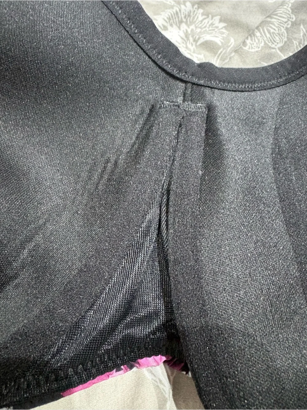 Torrid black floral sports bra 46DD
